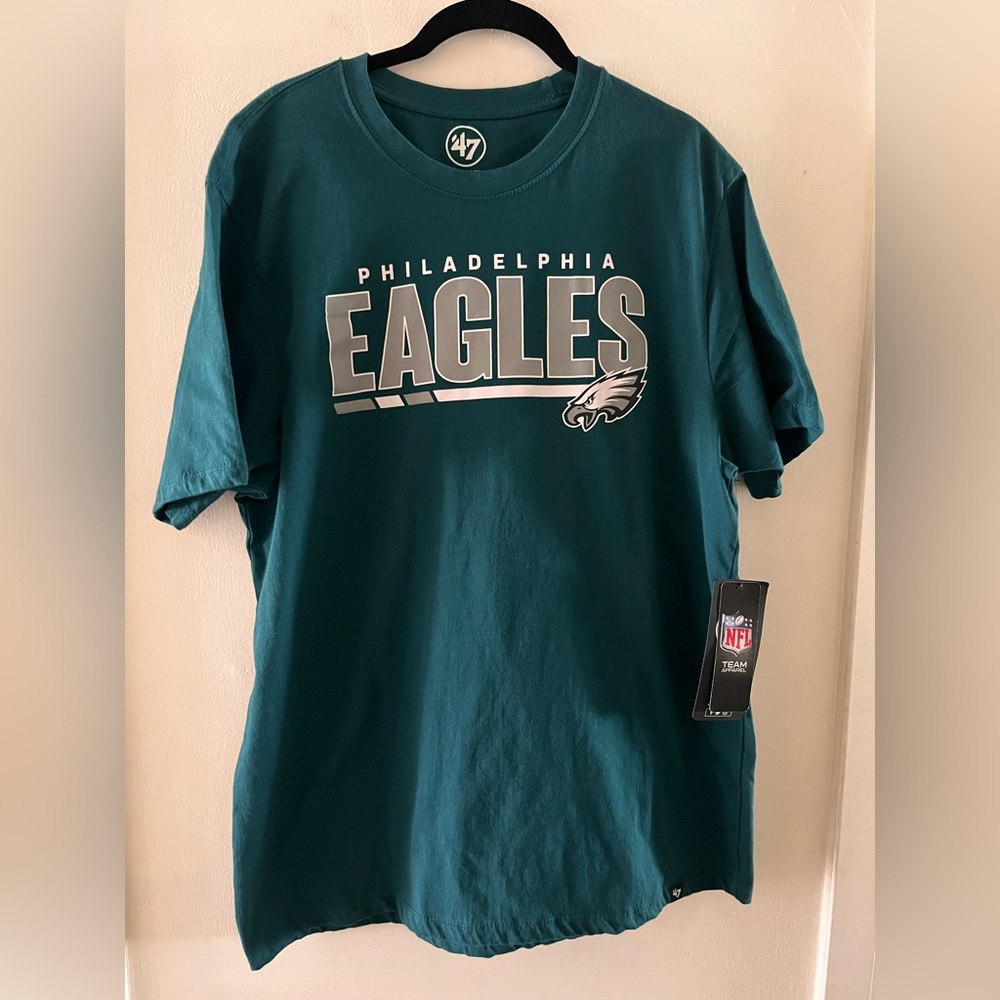 47 Brand Dark Teal Philadelphia Eagles Tee